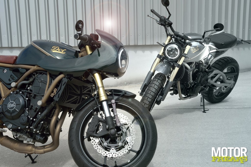 Revival Dot Motorcycles with two cool retro models