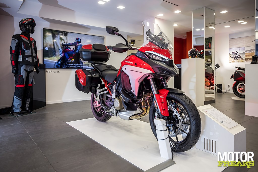 Ducati opens pop-up store in Paris dedicated to Multistrada V4