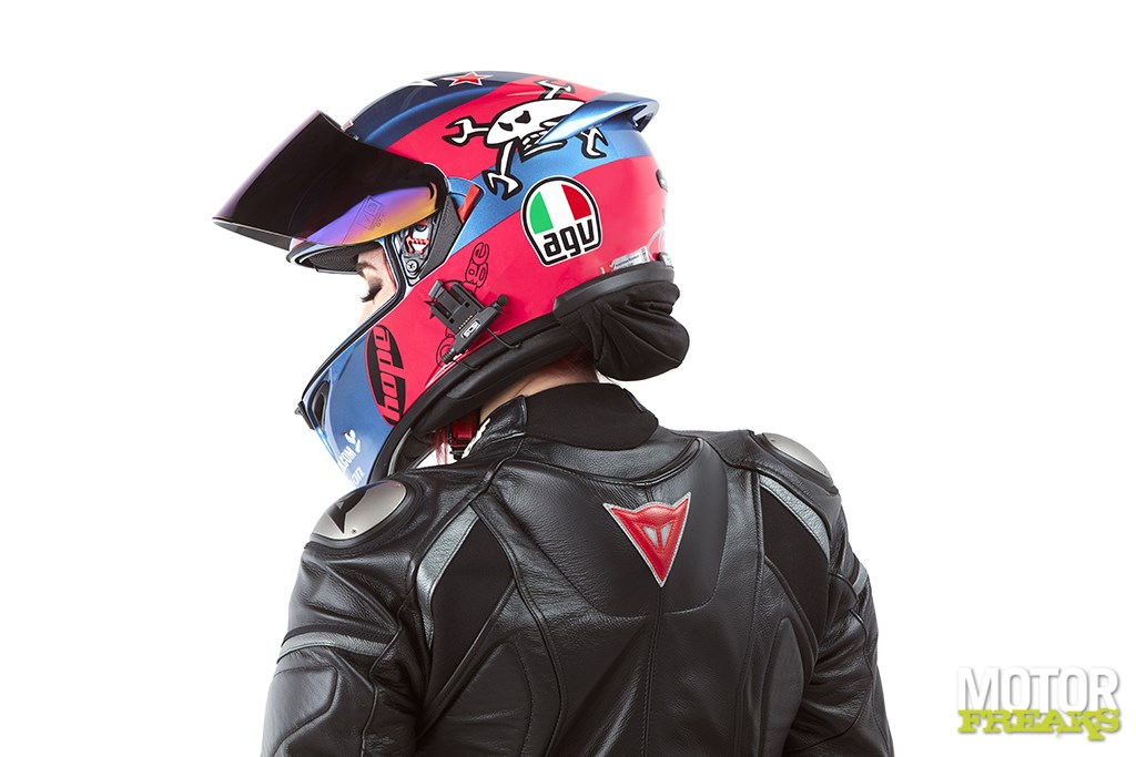 Motorfreaks - Hightail briljant haarnetje voor de helm - details