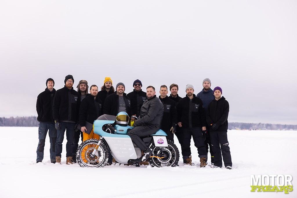 RGNT sets world speed record for electric motorcycle on ice
