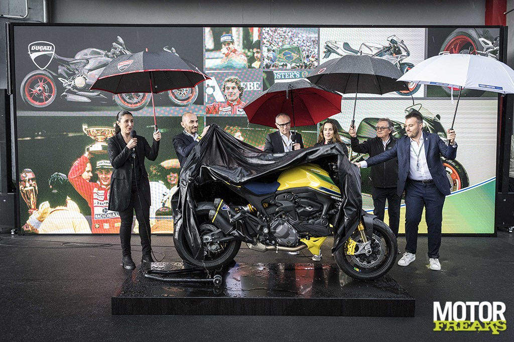 Ducati Monster Senna: tribute to the Formula 1 legend