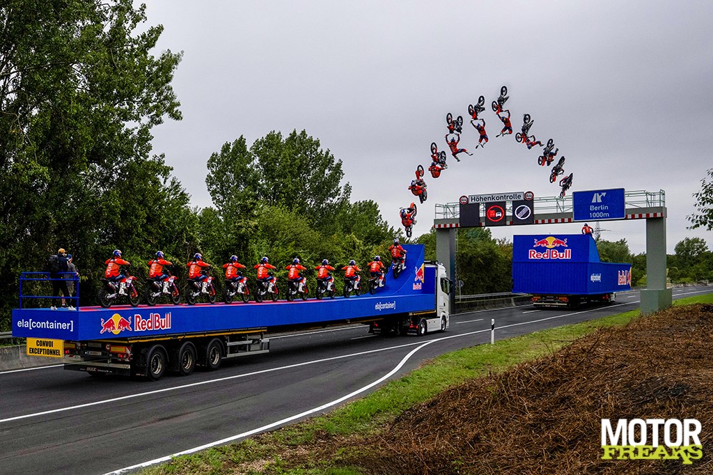 Ackerman Tart Science with Tsunami Backflip between moving trucks