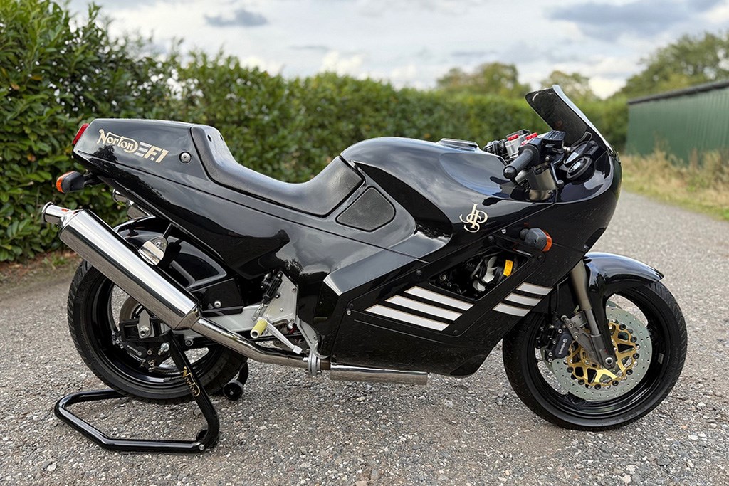 Rare Norton F1 Rotary under the hammer at Iconic Auctioners