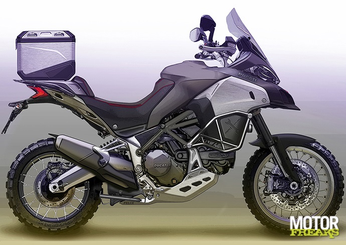 Ducati Multistrada 1200 Enduro Sketch