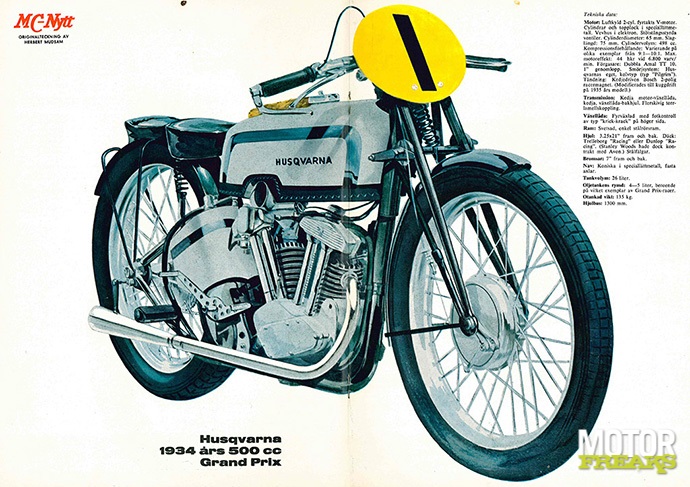 Husqvarna 1934 500cc Grand Prix