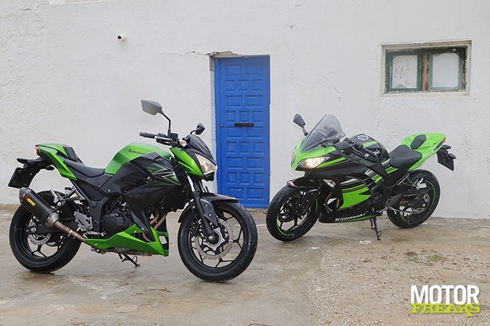 Kawasaki Z300 vs Ninja 300