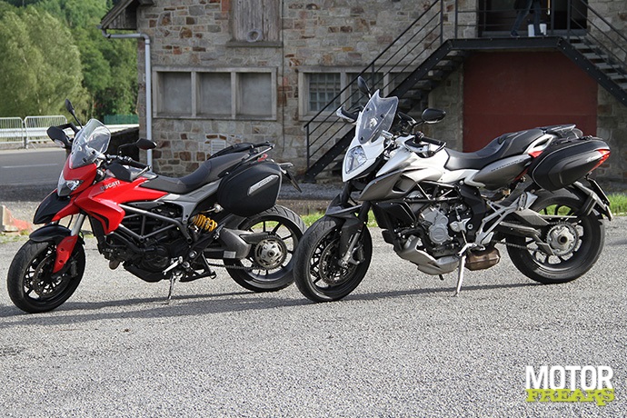 Ducati Hyperstrada versus MV Agusta Stradale 800