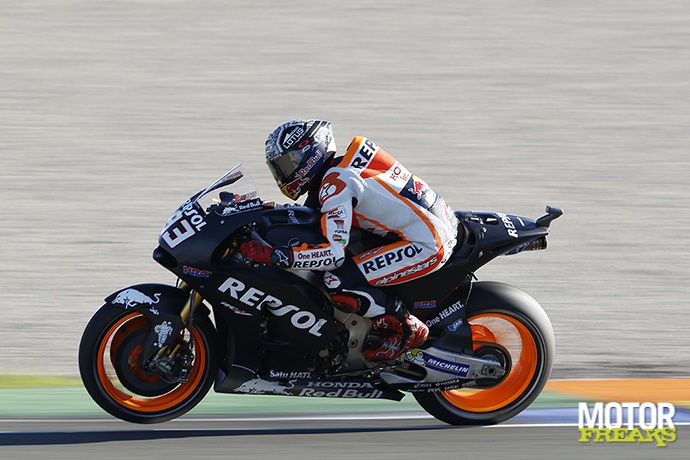 Marc Marquez Valencia Wintertest