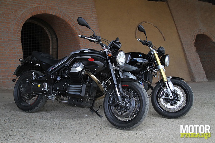 BMW R nine-T versus Moto Guzzi Griso 1200 8V SE