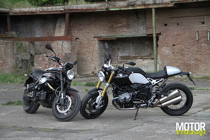 BMW R nineT versus Moto Guzzi Griso 1200 8V SE