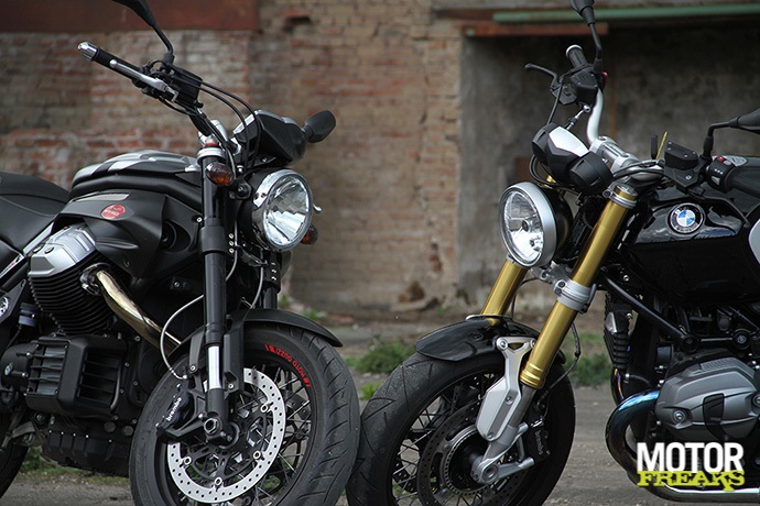 BMW R nineT versus Moto Guzzi Griso 1200 8V SE