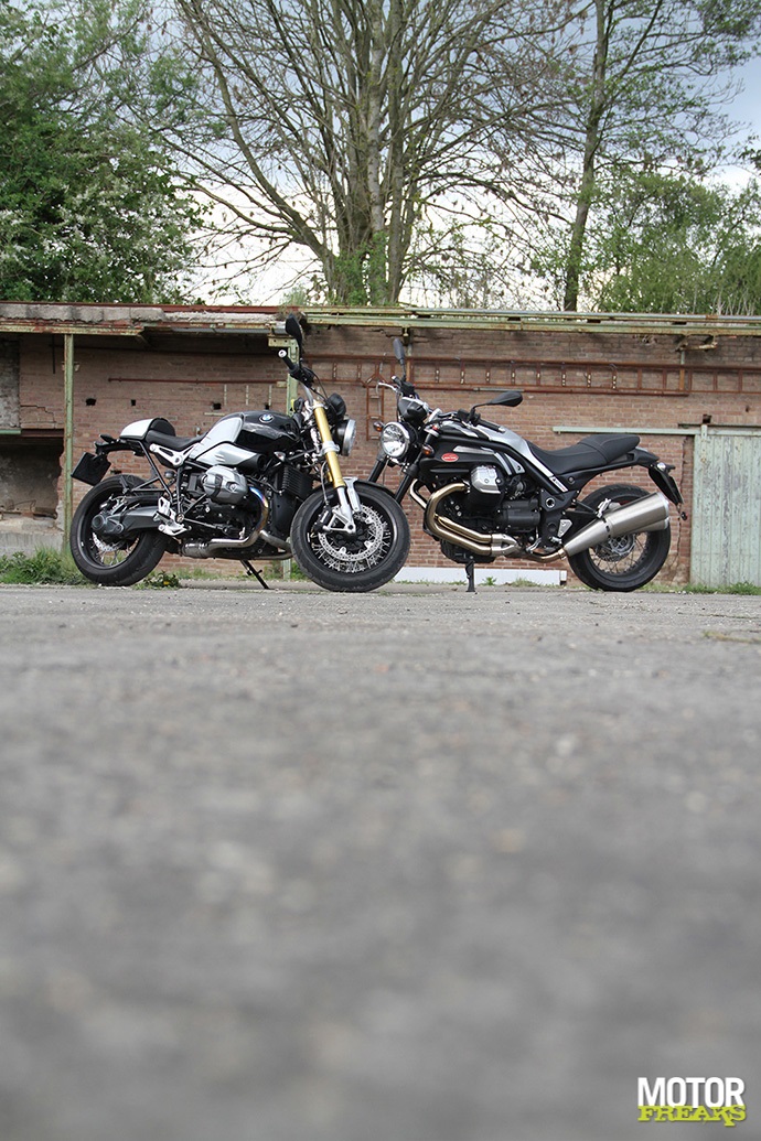 BMW R nineT versus Moto Guzzi Griso 1200 8V SE