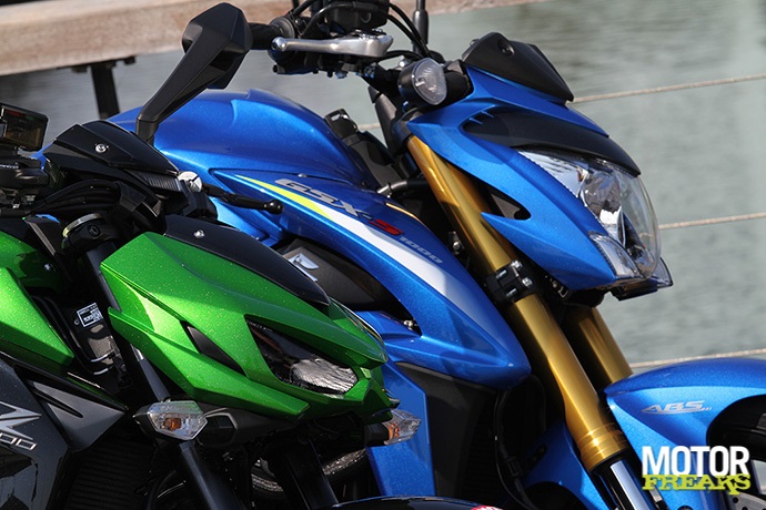 Suzuki GSX-S1000 vs Kawasaki Z1000