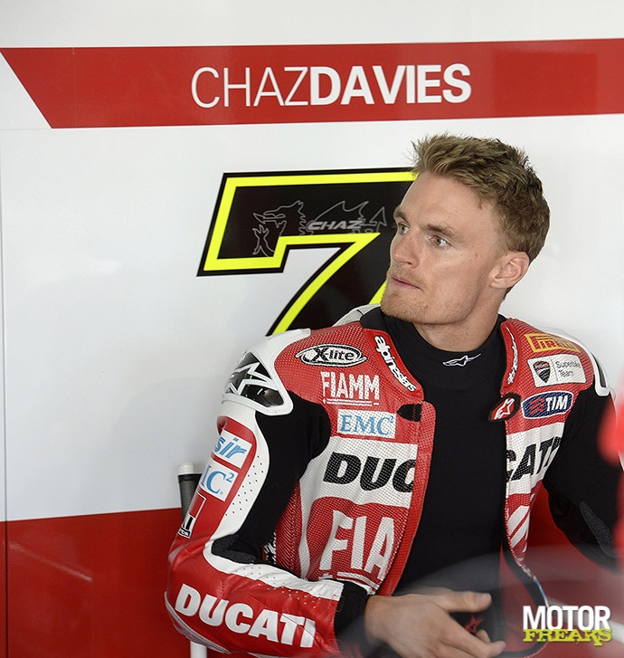 Chaz Davies pitbox