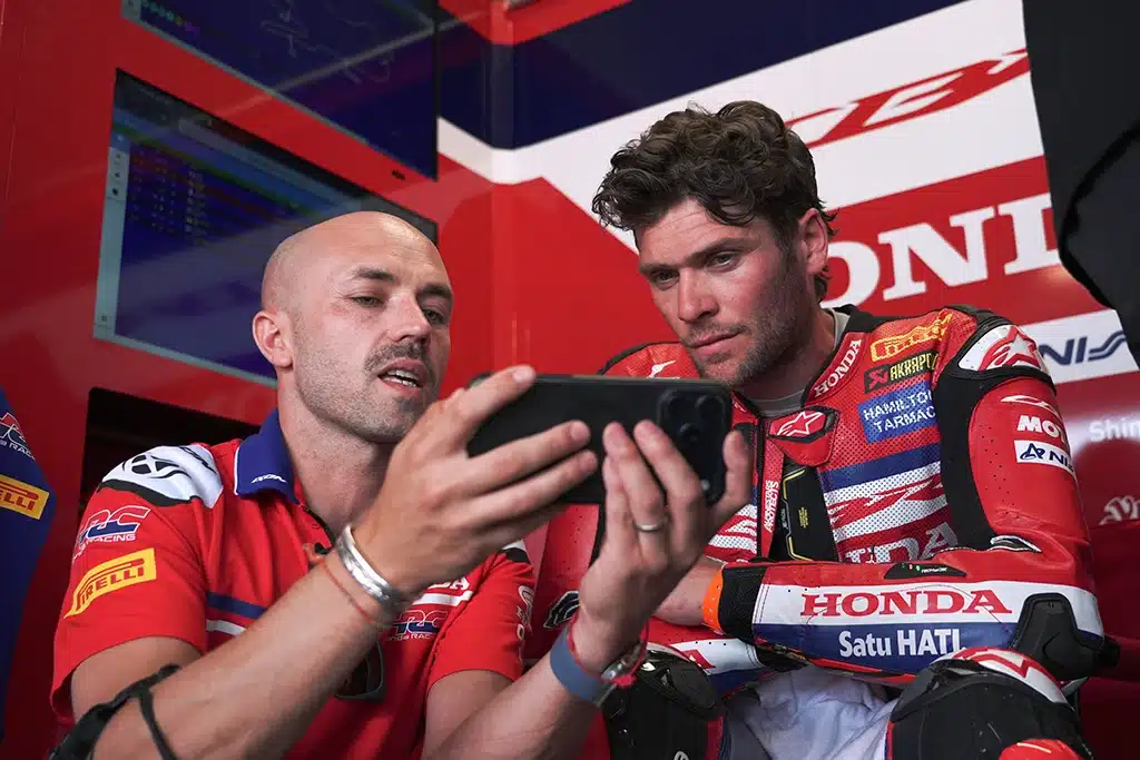 Jake Dixon Honda HRC Donington test
