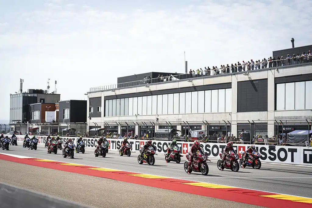 WorldSBK Aragon 2026 Start Superpole Sprintrace